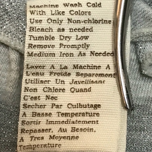 Anthropologie Little Yellow Button Gray Striped Top Size Small‎ - Picture 7 of 7